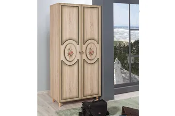 Brokind Garderob 90 cm - Brun - Förvaring - Garderober & garderobssystem