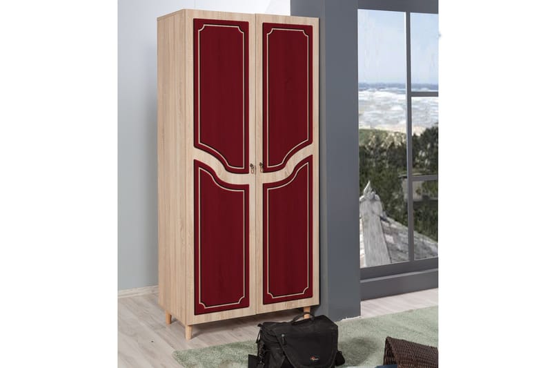 Brokind Garderob 90 cm - Brun - Förvaring - Garderober & garderobssystem