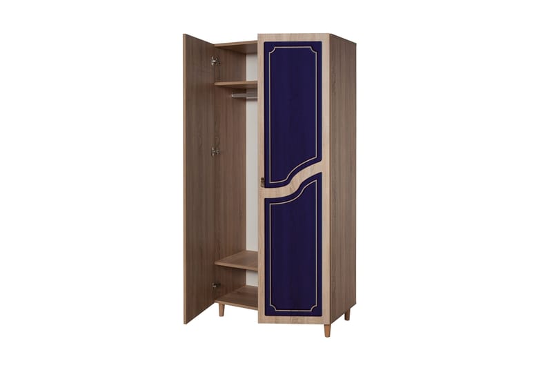 Brokind Garderob 90 cm - Brun - Förvaring - Garderober & garderobssystem