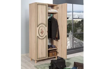 Brokind Garderob 90 cm - Brun - Förvaring - Garderober & garderobssystem