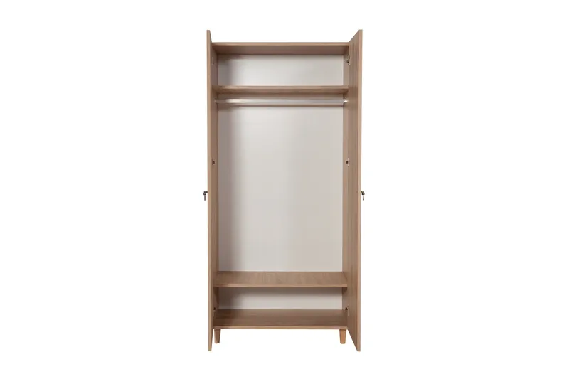 Brokind Garderob 90 cm - Brun - Förvaring - Garderober & garderobssystem