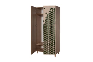 Brokind Garderob 90 cm - Brun - Förvaring - Garderober & garderobssystem