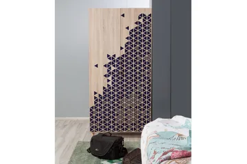 Brokind Garderob 90 cm - Brun - Förvaring - Garderober & garderobssystem
