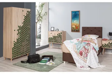 Brokind Garderob 90 cm - Brun - Förvaring - Garderober & garderobssystem