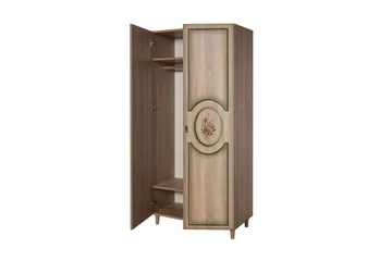 Brokind Garderob 90 cm - Brun - Förvaring - Garderober & garderobssystem