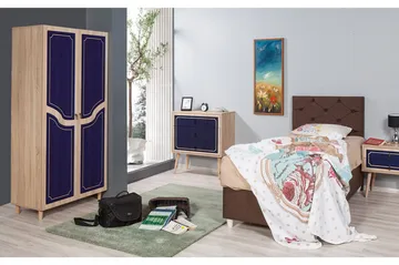 Brokind Garderob 90 cm - Brun - Förvaring - Garderober & garderobssystem