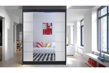 Camino Garderob + LED - Svart/RGB LED - Förvaring - Garderober & garderobssystem