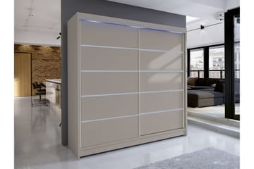 Canderbury Garderob 180x215 cm - Beige - Förvaring - Garderober & garderobssystem