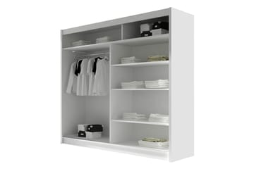 Canderbury Garderob 180x215 cm - Svart - Förvaring - Garderober & garderobssystem