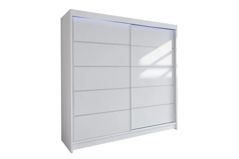 Canderbury Garderob 180x215 cm - Vit - Förvaring - Garderober & garderobssystem