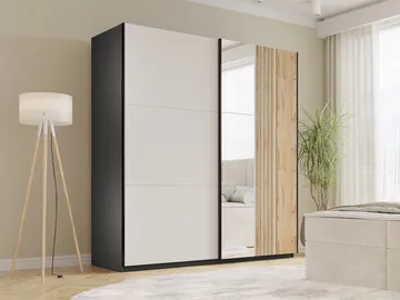 Ceyris Garderob med Spegel 203 cm - Förvaring - Garderober & garderobssystem