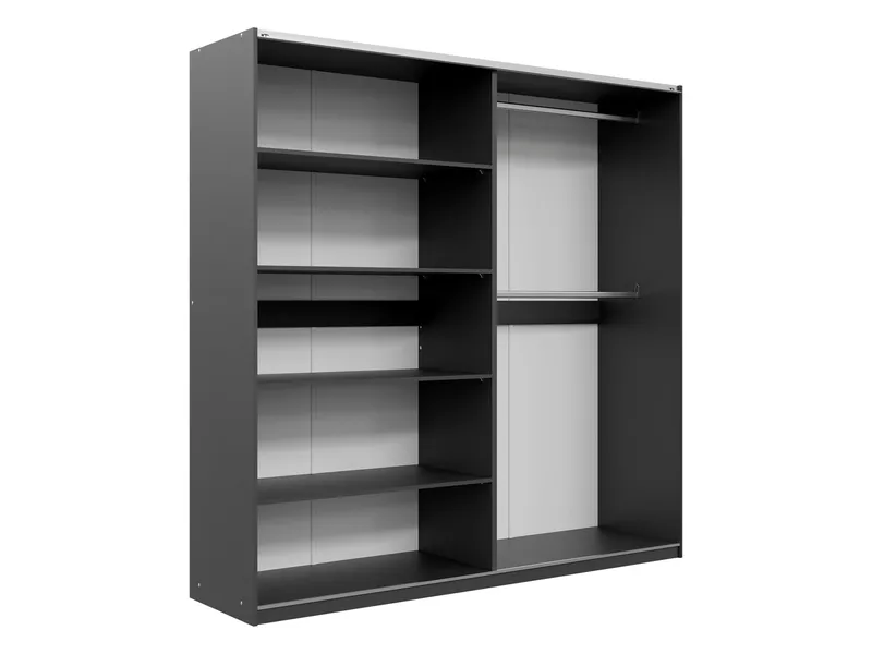 Ceyris Garderob med Spegel 203 cm - Förvaring - Garderober & garderobssystem