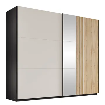 Ceyris Garderob med Spegel 250 cm - Förvaring - Garderober & garderobssystem