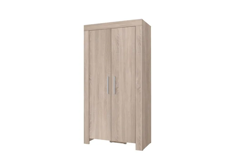 Cezar Garderob 100 cm i Trä, Beige