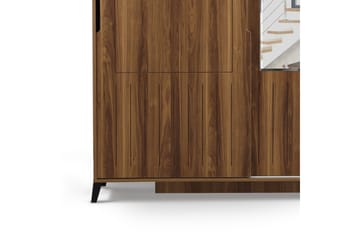 Comfortale Garderob 130 - Valnöt - Förvaring - Garderober & garderobssystem