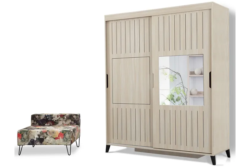 Comfortale Garderob 160 - Ljus Trä - Förvaring - Garderober & garderobssystem