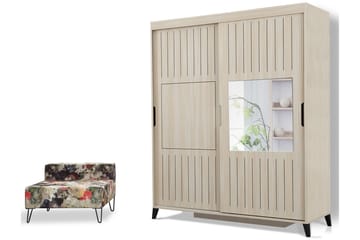 Comfortale Garderob 160 - Ljus Trä - Förvaring - Garderober & garderobssystem