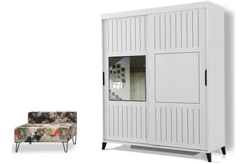 Comfortale Garderob 160 - Vit - Förvaring - Garderober & garderobssystem