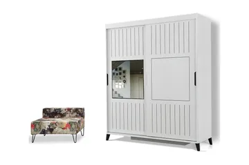 Comfortale Garderob 180 - Vit - Förvaring - Garderober & garderobssystem