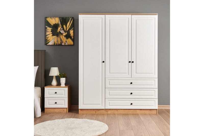 Comfortale Garderob 52x150 cm - Svart/Mörkfärgat trä - Förvaring - Garderober & garderobssystem