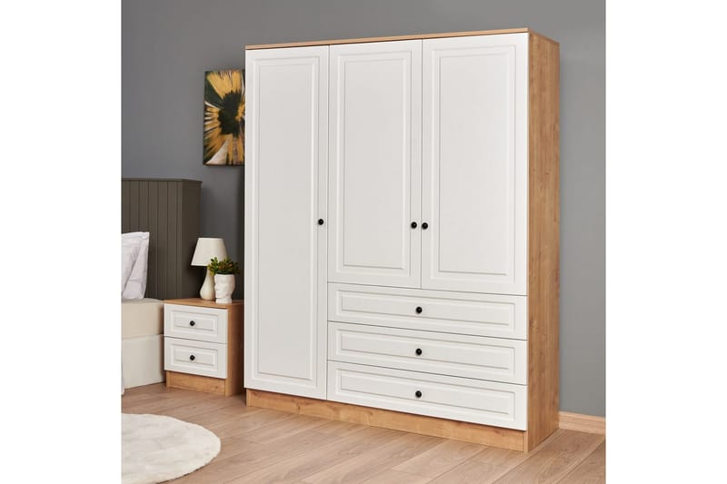 Comfortale Garderob 52x150 cm - Svart/Mörkfärgat trä - Förvaring - Garderober & garderobssystem
