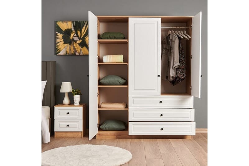Comfortale Garderob 52x150 cm - Svart/Mörkfärgat trä - Förvaring - Garderober & garderobssystem