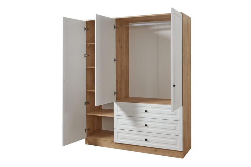 Comfortale Garderob 52x150 cm - Svart/Mörkfärgat trä - Förvaring - Garderober & garderobssystem