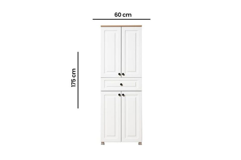 Comfortale Garderob 60x175 cm - Svart/Mörkfärgat trä - Förvaring - Garderober & garderobssystem