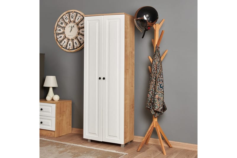 Comfortale Garderob 60x175 cm - Svart/Mörkfärgat trä - Förvaring - Garderober & garderobssystem
