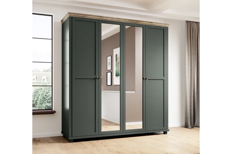 Doade Garderob 62x108 cm - Grön|Natur - Förvaring - Garderober & garderobssystem