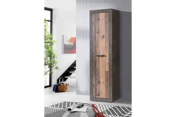 Dolnis Garderob 34x54 cm - Brun/Grå - Förvaring - Garderober & garderobssystem