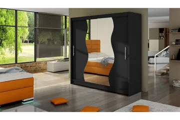 Douglas Garderob - Svart/Spegel - Förvaring - Garderober & garderobssystem