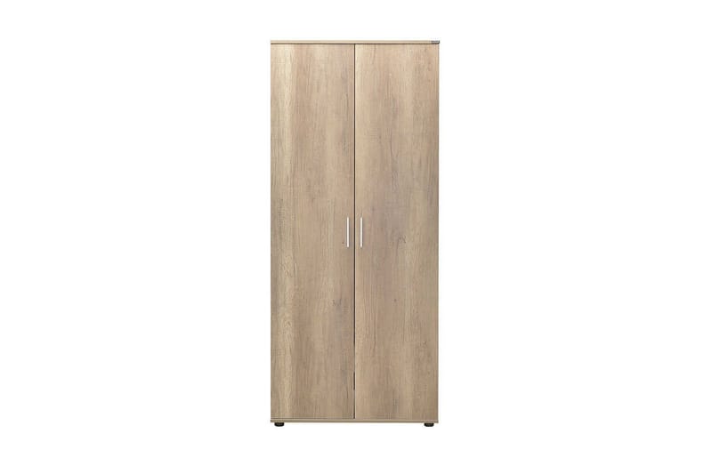 Drelmar Garderob 80x187 cm - Ljusbrun - Förvaring - Garderober & garderobssystem