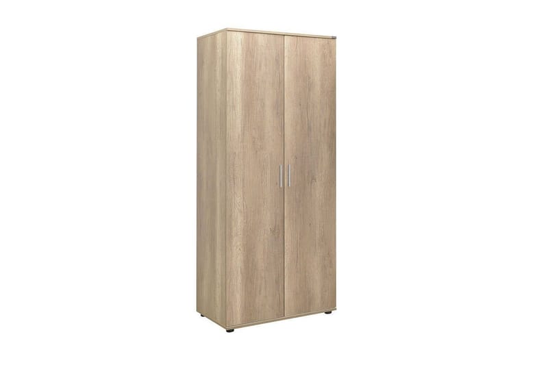 Drelmar Garderob 80x187 cm - Ljusbrun - Förvaring - Garderober & garderobssystem