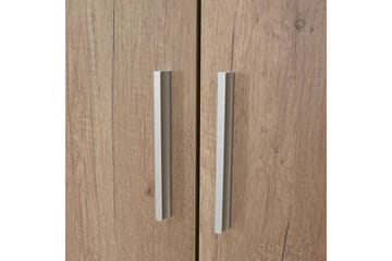 Drelmar Garderob 80x187 cm - Ljusbrun - Förvaring - Garderober & garderobssystem