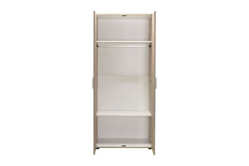 Drelmar Garderob 80x187 cm - Ljusbrun - Förvaring - Garderober & garderobssystem