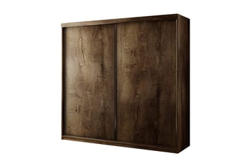 Dunkra Garderob LED-belysning Blå 200 cm - Mörk Ask - Förvaring - Garderober & garderobssystem - Garderobsskåp