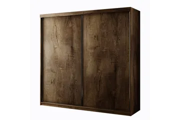 Dunkra Garderob LED-belysning RGB 200 cm - Mörk Ask - Förvaring - Garderober & garderobssystem - Garderobsskåp