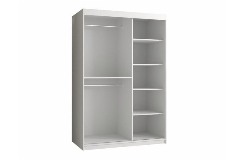 Dunvegan Garderob 120 cm i Målat Trä - Vit - Förvaring - Garderober & garderobssystem