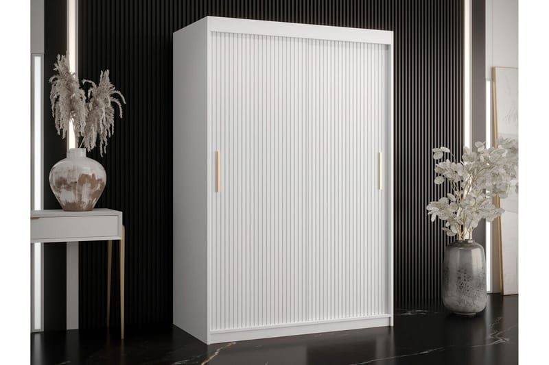 Dunvegan Garderob 120 cm i Målat Trä - Vit - Förvaring - Garderober & garderobssystem