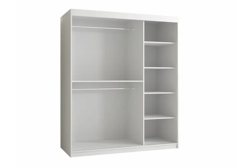 Dunvegan Garderob 150 cm i Målat Trä - Svart - Förvaring - Garderober & garderobssystem