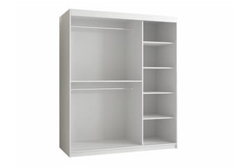 Dunvegan Garderob 150 cm i Målat Trä - Vit - Förvaring - Garderober & garderobssystem