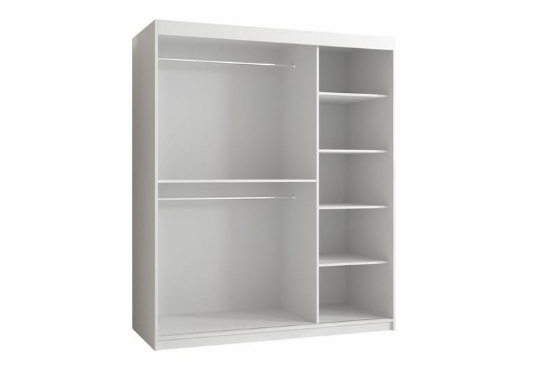 Dunvegan Garderob 150 cm i Målat Trä - Vit - Förvaring - Garderober & garderobssystem