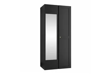 Dunvegan Garderob m. Spegel Black - Förvaring - Garderober & garderobssystem