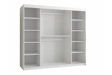 Dunvegan Garderob m. Spegel - Svart - Förvaring - Garderober & garderobssystem