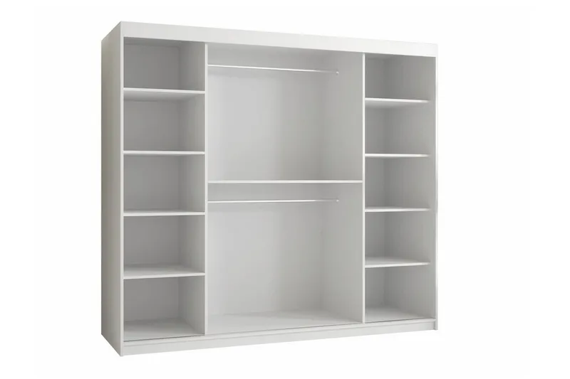 Dunvegan Garderob m. Spegel - Svart - Förvaring - Garderober & garderobssystem