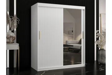 Dunvegan Garderob m. Spegel - Vit - Förvaring - Garderober & garderobssystem