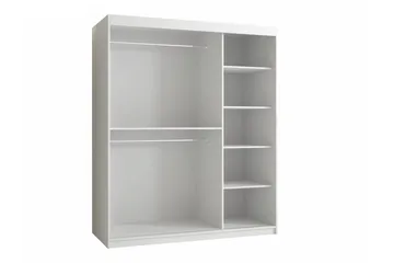 Dunvegan Garderob m. Spegel - Vit - Förvaring - Garderober & garderobssystem