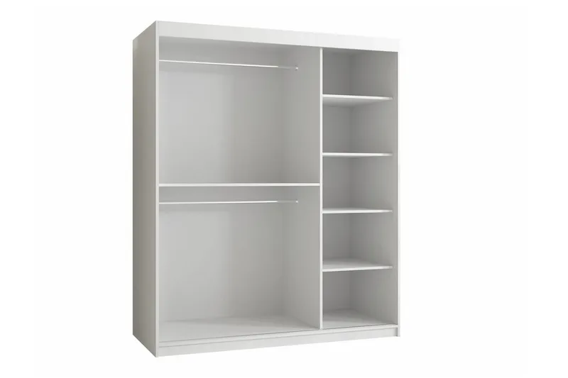 Dunvegan Garderob m. Spegel - Vit - Förvaring - Garderober & garderobssystem