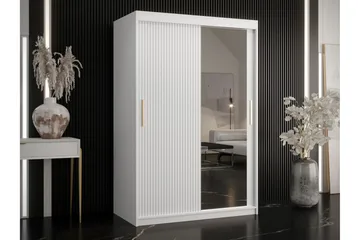 Dunvegan Garderob m. Spegel - Vit - Förvaring - Garderober & garderobssystem